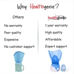 Healthgenie Vaporizer Steamer for Cold, Cough & Facial Steamer with 1 Year Warranty For Men, Women & Kids - Image 3
